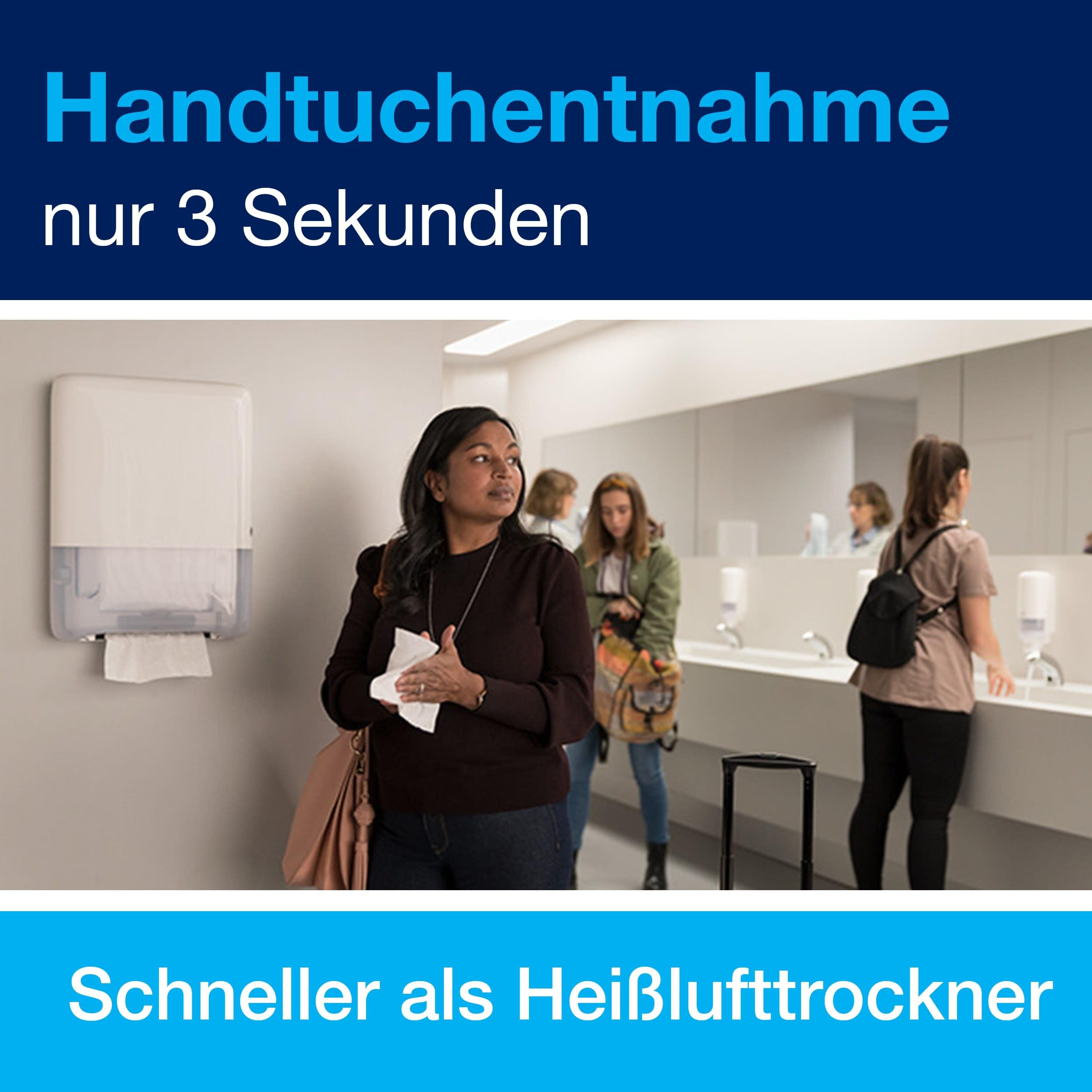 Tork PeakServe Mini-Spender für Endlos Papierhandtücher in Weiß H5 Hohe Kapazität Elevation-Design 552550