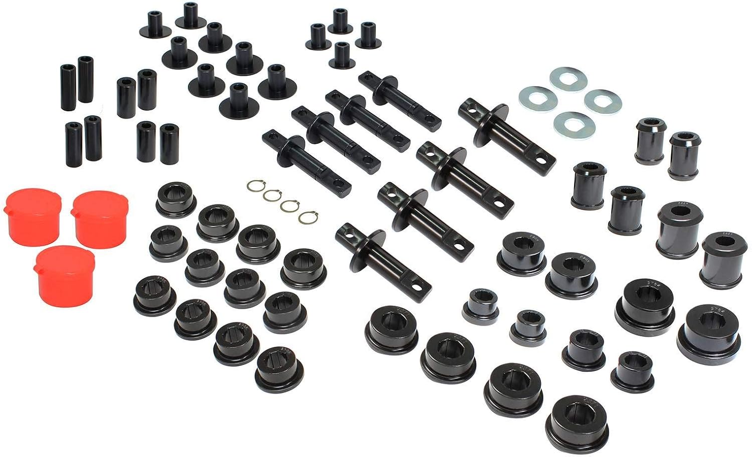 aFe Power 470-401002-B PFADT Series Black Aluminum Frame Control Arm Bushing/Sleeve Set