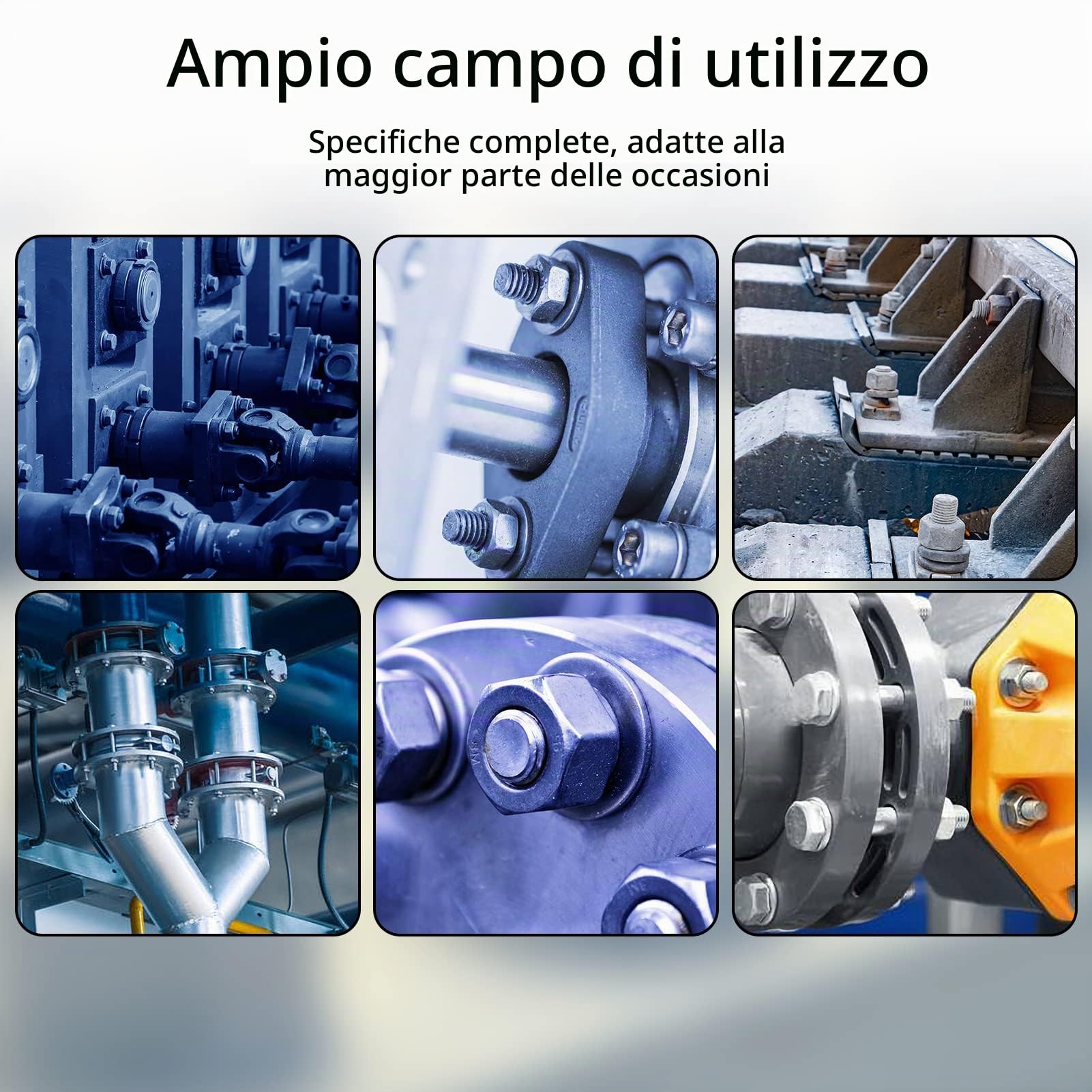 wugongshan 684 Pz Rondelle Piatte Set, Rondelle di Sicurezza in Acciaio Inox, Rondelle Alzaporta Rotonde per Riparazioni, Fabbrica, Impianti Idraulici - M2 M2.5 M3 M4 M5 M6 M8 M10 M12, 9 Dimensioni