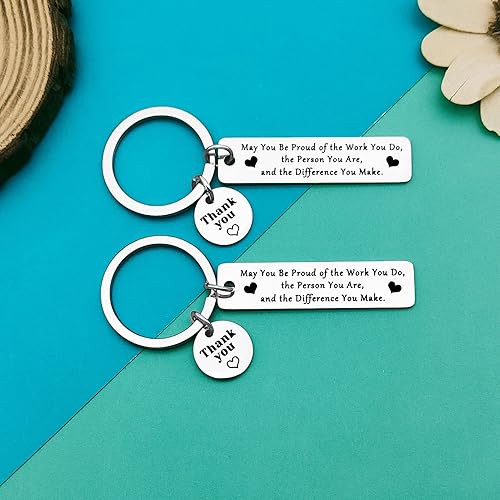 Miniatura 3 de Llavero de agradecimiento para compañeros de trabajo, empleados, trabajadores sociales, regalo de agradecimiento para médico, enfermera, profesor