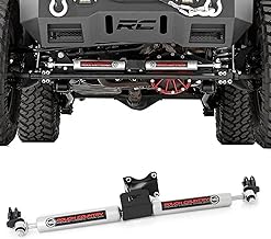 Rough Country N3 Dual Steering Stabilizer for 07-18 Jeep Wrangler JK - 8734930