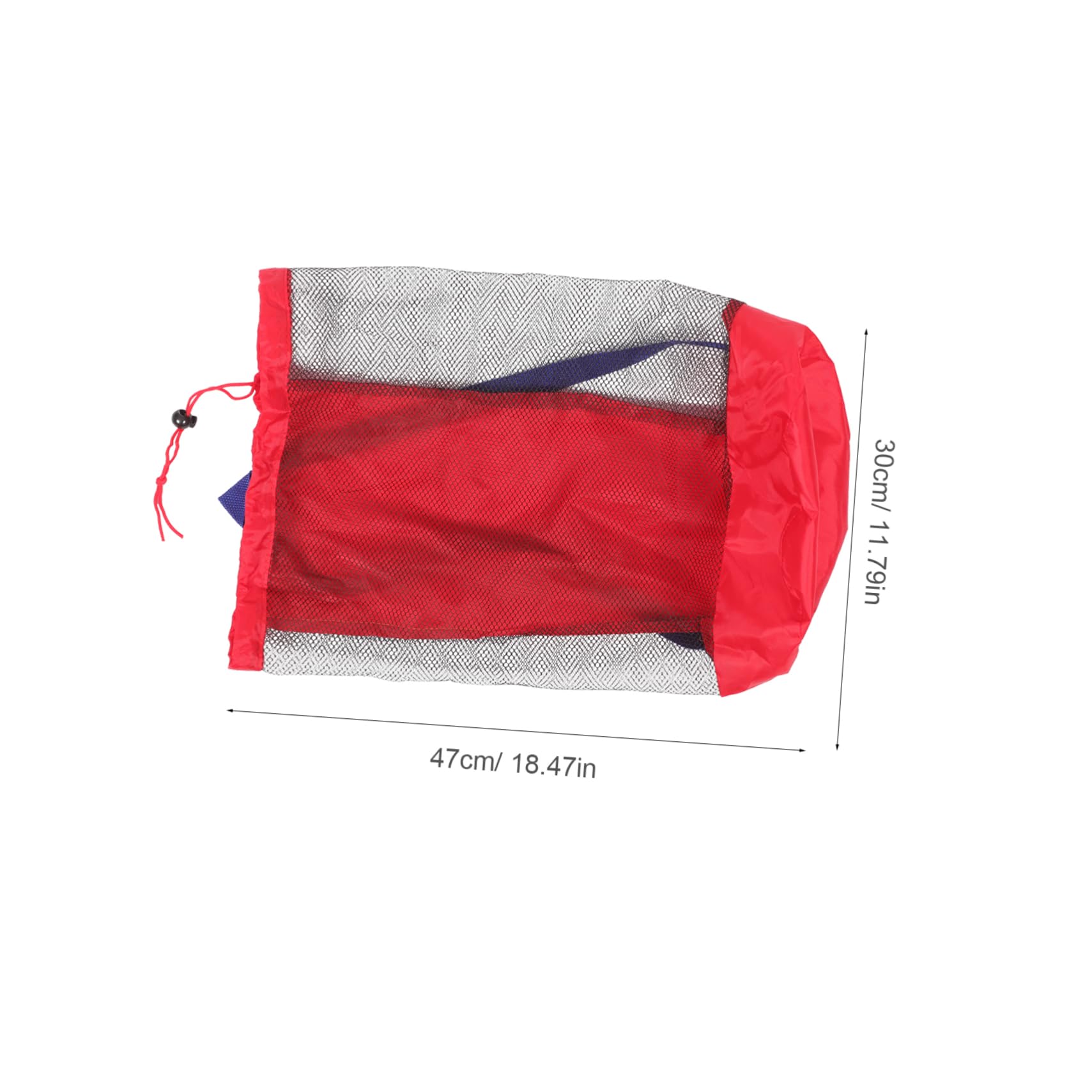 FRCOLOR Beach Toy Carrying Bag Large Mesh Bag for Kids Beach Tote Travel Toy Storage