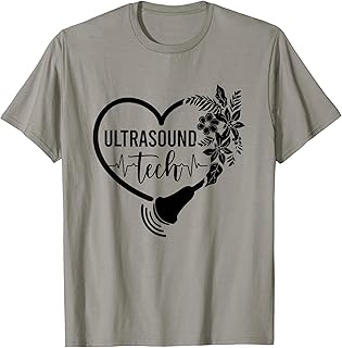Ultrasound Tech Heartbeat Ultrasound Technologist T-Shirt