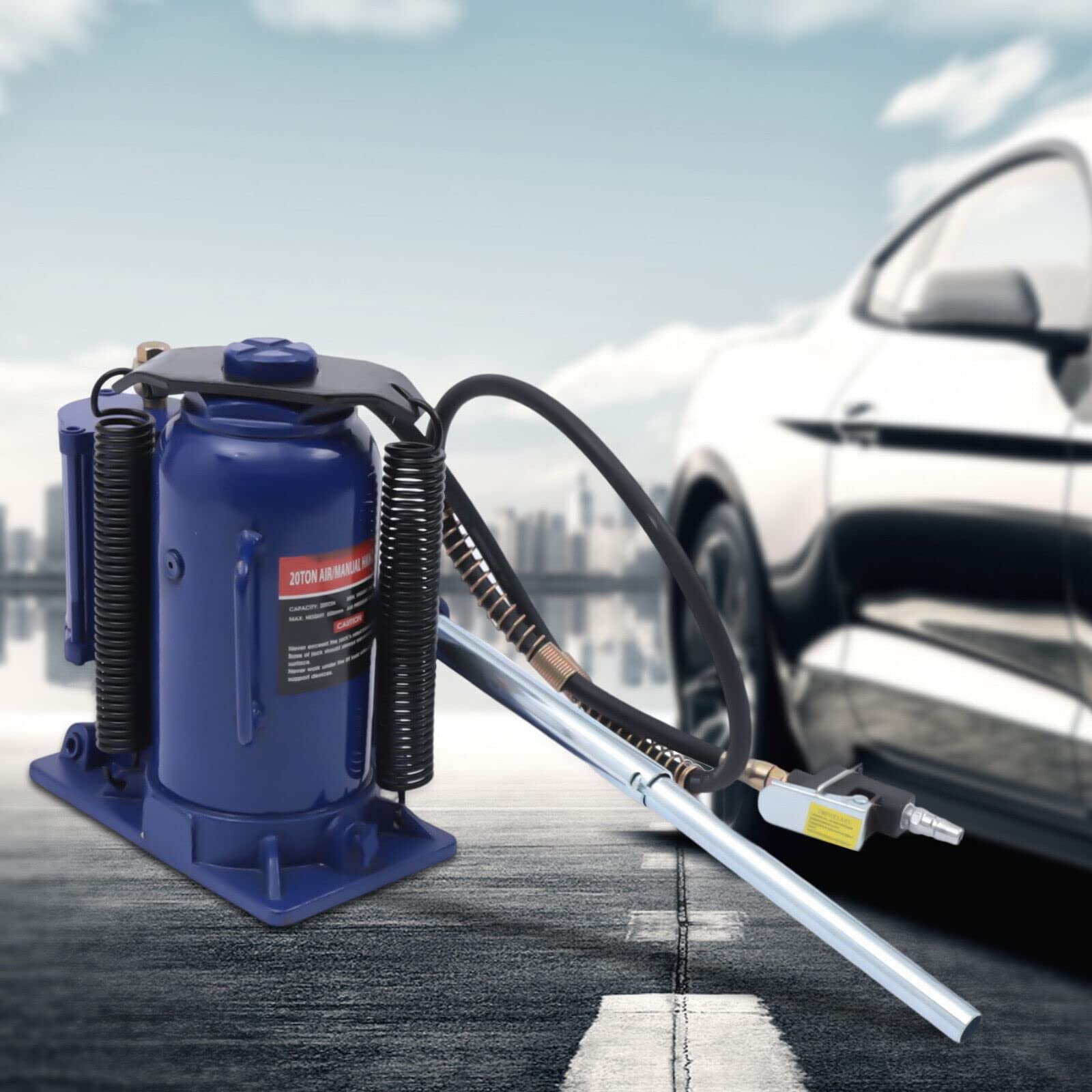 Gato hidráulico de 20T, accesorios de aire, herramienta hidráulica para gato hidráulico, gato hidráulico para coche, gato hidráulico