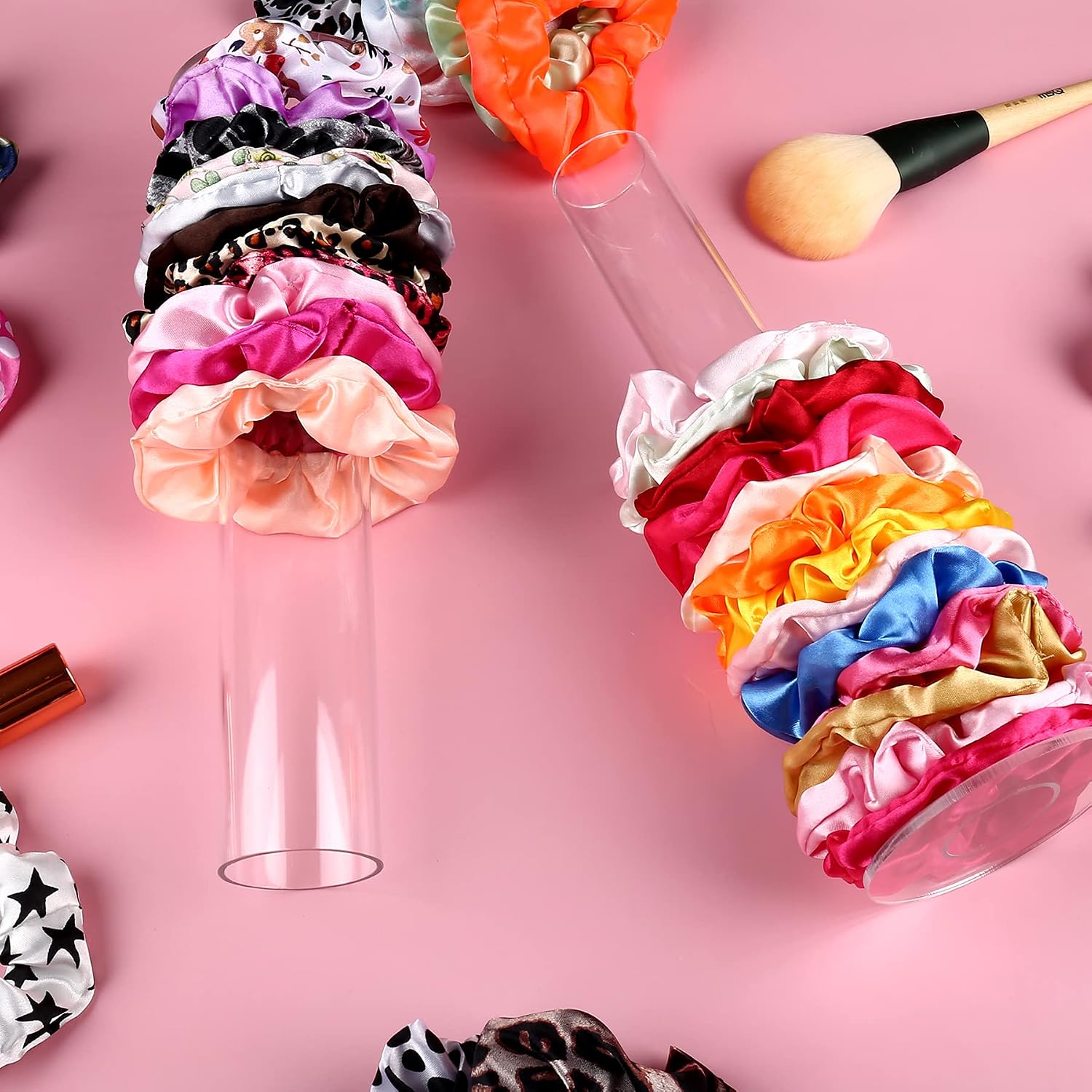 2 Pack Hair Scrunchies Organizer Hair Tie Holder