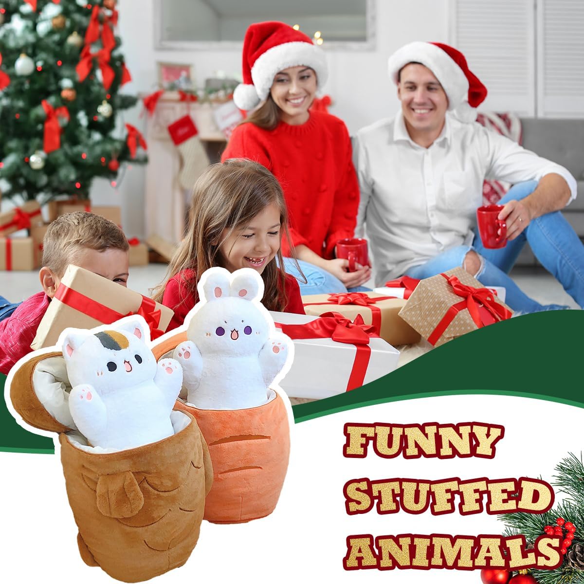 FIONOUT 大型犬用ぬいぐるみ枕 32インチ かわいい犬の内側枕 2イン1、犬の抱き枕、男の子と女の子の誕生日のための柔らかい漫