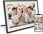 Anna Bella Digital Photo Frame 10.1 Inch with 1280x800 HD IPS Touch Screen, 32GB WiFi Digital Picture Frame with App Sharing, Auto-Rotate Photo Frame with Sleep Mode, Gift for Parents, Friends