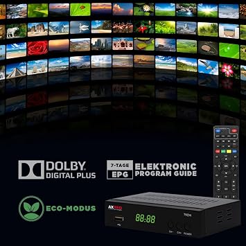 AXRED T90 HD DVBT2 Receiver with PVR Recording Function DVBT Receiver for DVB-T & DVB-T2 Antennas DVB T Receiver for TV Radio DVB T2 Antenna HDMI SCART USB