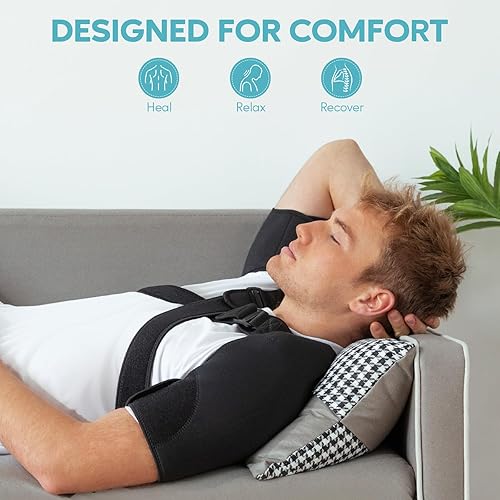 Miniatura 3 de U.Y.U ESENCE Soporte de hombro doble para mujeres y hombres, alivio del dolor de hombro, soporte de hombro doble para manguito rotador, hombro