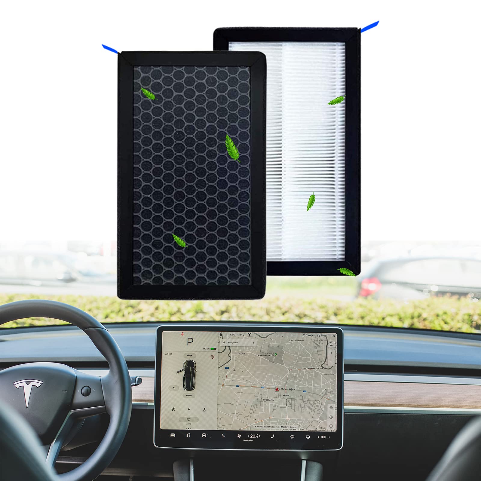 Buy Tesla Air Filter KIKIMO Tesla HEPA Filter Model 3 2017 2018 2019