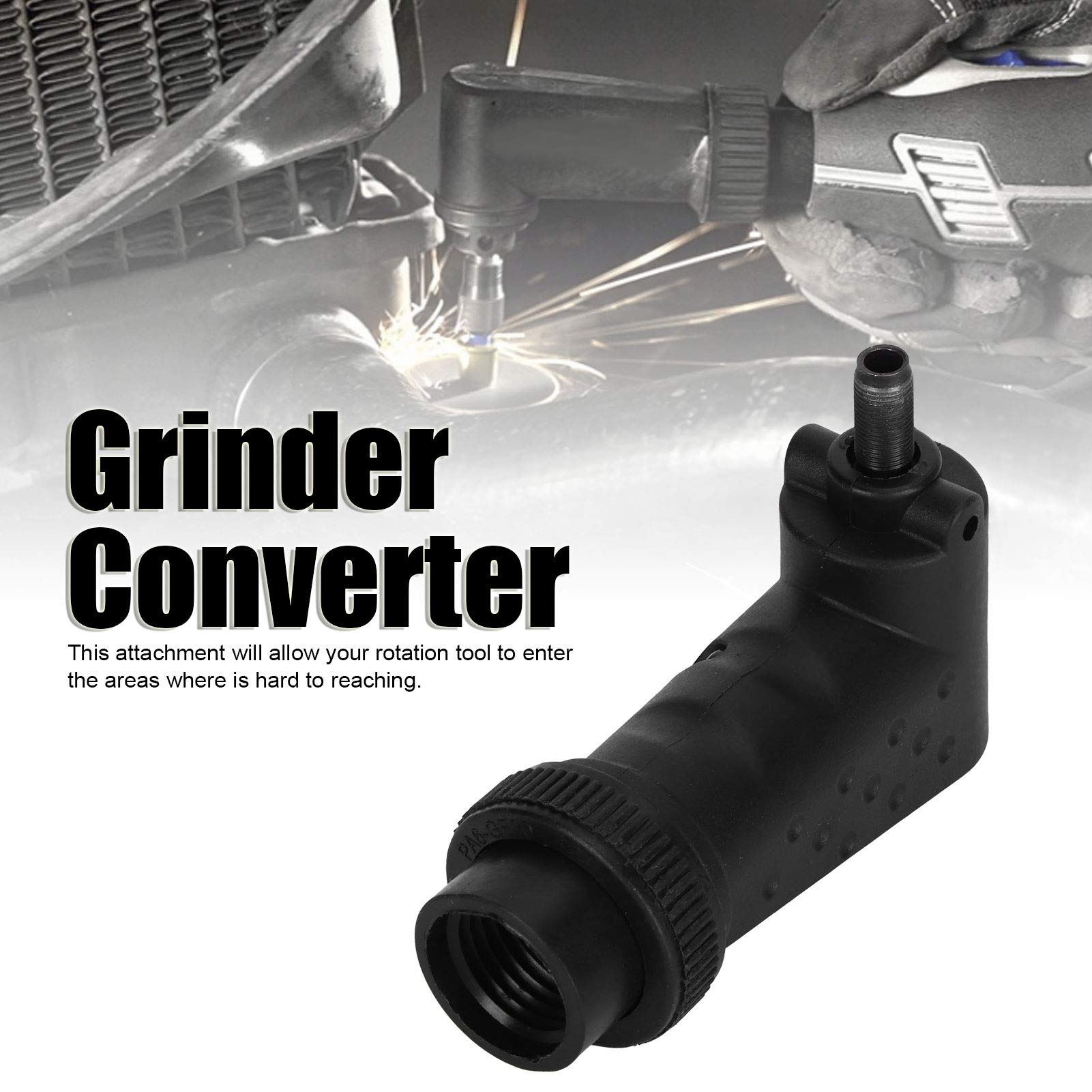 Adaptateur de convertisseur à angle droit pour meuleuse électrique pour outils rotatifs pour modèles DREMEL