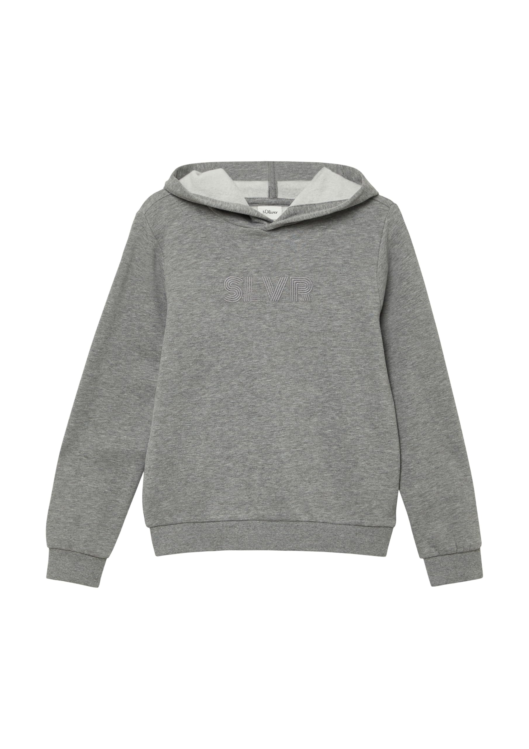 s.Oliver Kapuzen-Sweatshirt mit Stickerei und kuscheliger Innenseite