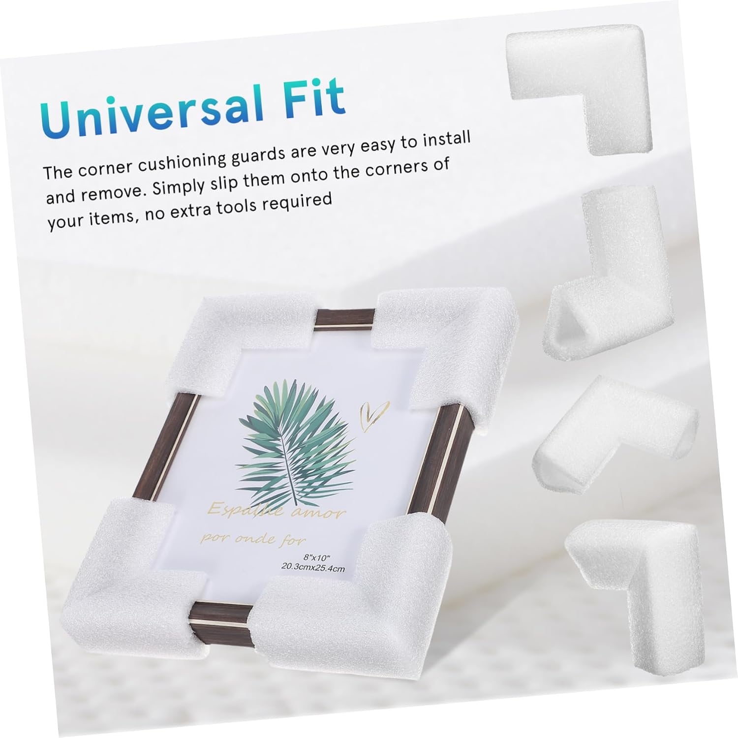 Uonlytech 24pcs Corner Protectors for Packaging Boxes Shipping Edge Guards Moving Furniture Protectors