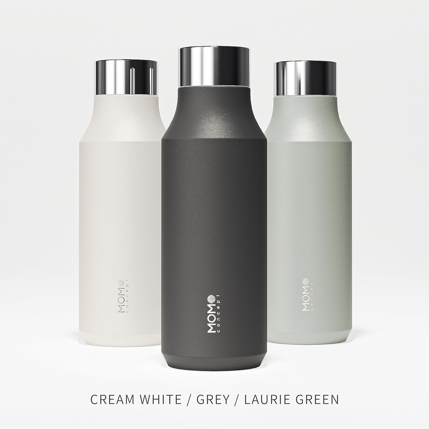 17.9oz Insulated Stainless Steel Water Bottle, 530ML Flask for Hot & Cold Beverages, Leak-Proof Vacuum Flask for Travel, Gym and Daily Use (Grey) - Image 5