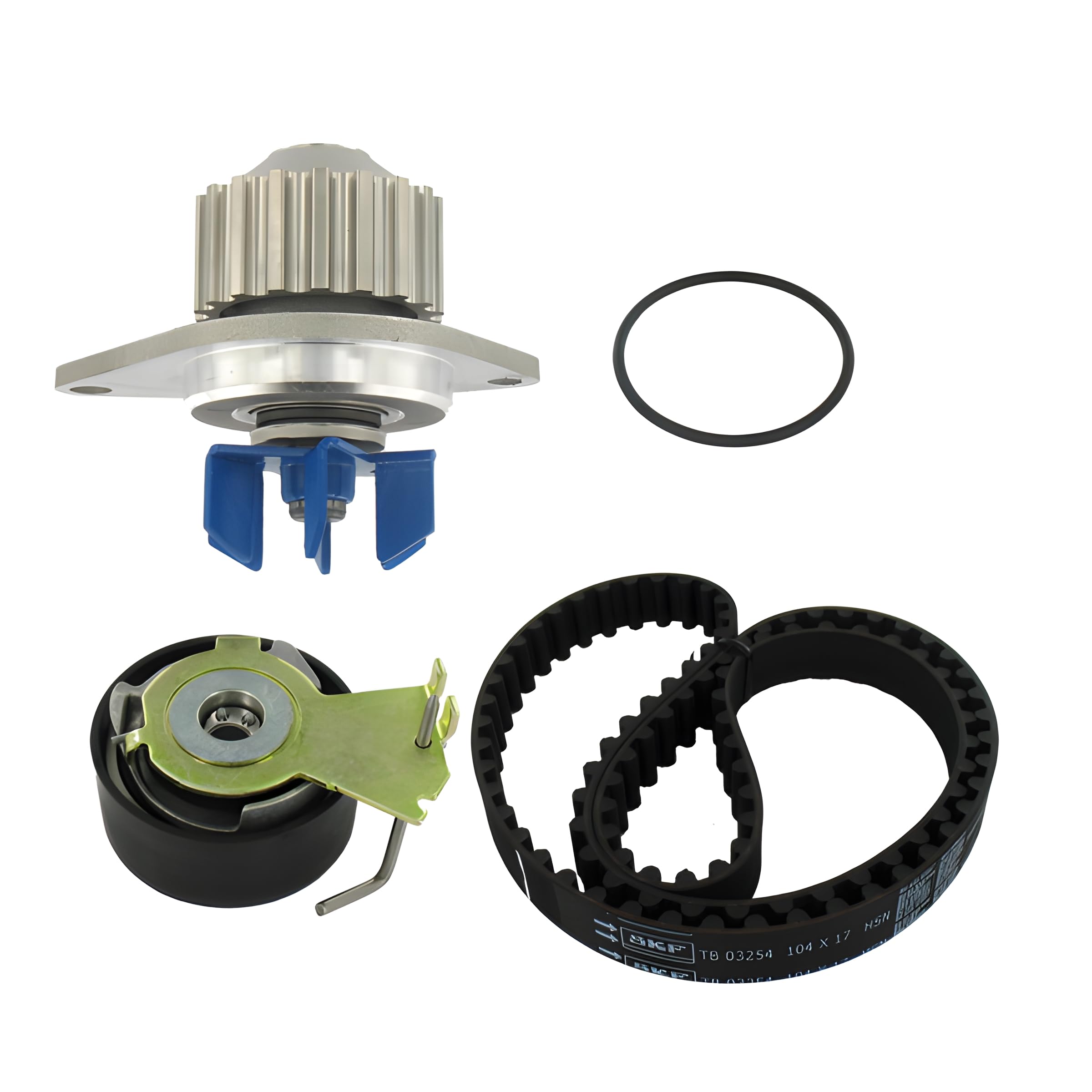 SKF VKMC 02174 Kit Distribuzione Completo Con Pompa Acqua – Cinghia, Tenditore, Puleggia - 2