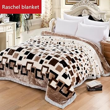 Winter Warm Blanket 200*230cm, Fleece Blanket King Size, 2 Ply-4kg, Soft and Warm, For Autumn, Winter, Bed, Home, Gift 200*230cm, A1