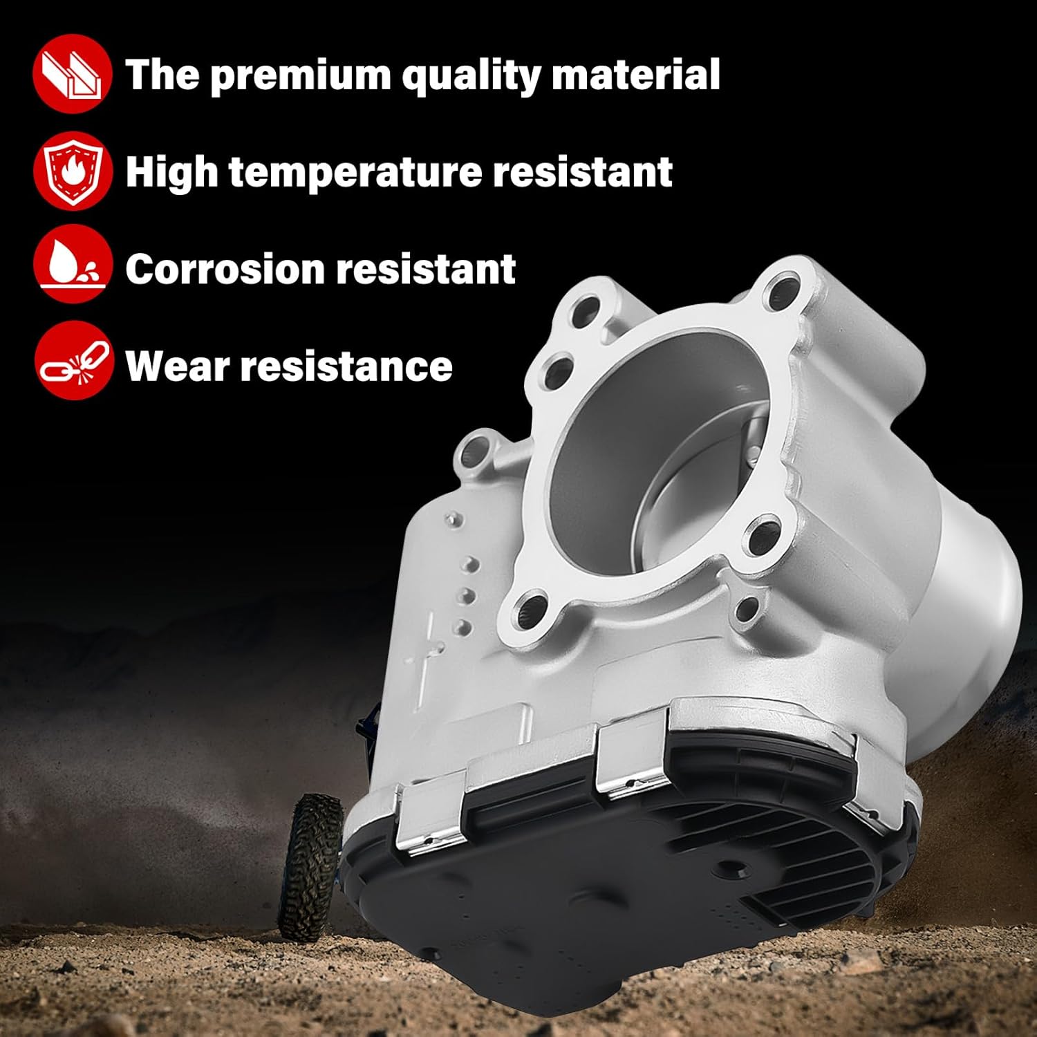 Throttle Body with Electronic Throttle Control Compatible with Polaris Sportsman, Ranger, RZR 450 570 900 1000 1204455