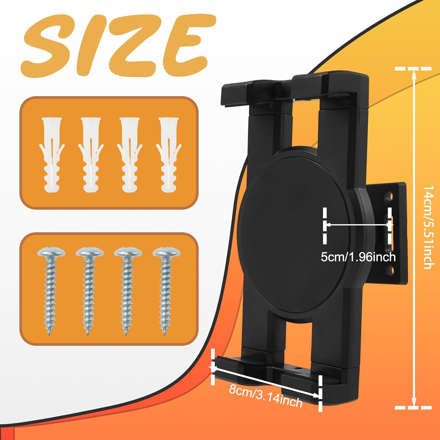 Skateboard Wall Mount 360° Rotating Skateboard Decks Wall Mount, Extending and Floating Display Skateboard Wall Holder Grab, Fit for Any Skateboarder Horizontal Any Angle