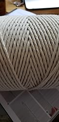 Amazon.com: Crafteza Macrame Cord 4mm X 1181 ft Single Strand Macrame ...
