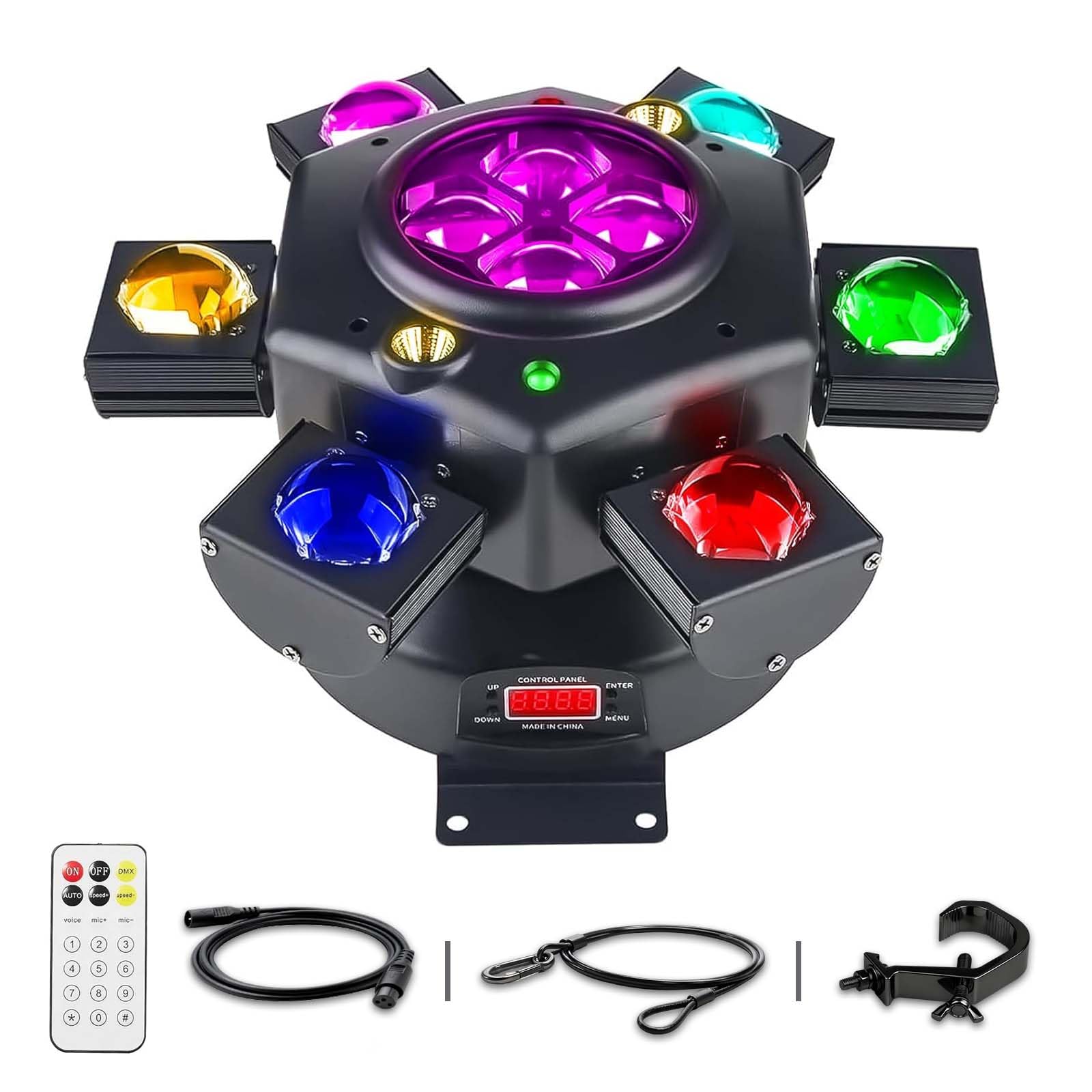 8X 270W 18LED Par Wash RGBW 4in1 DMX Disco Dj Party