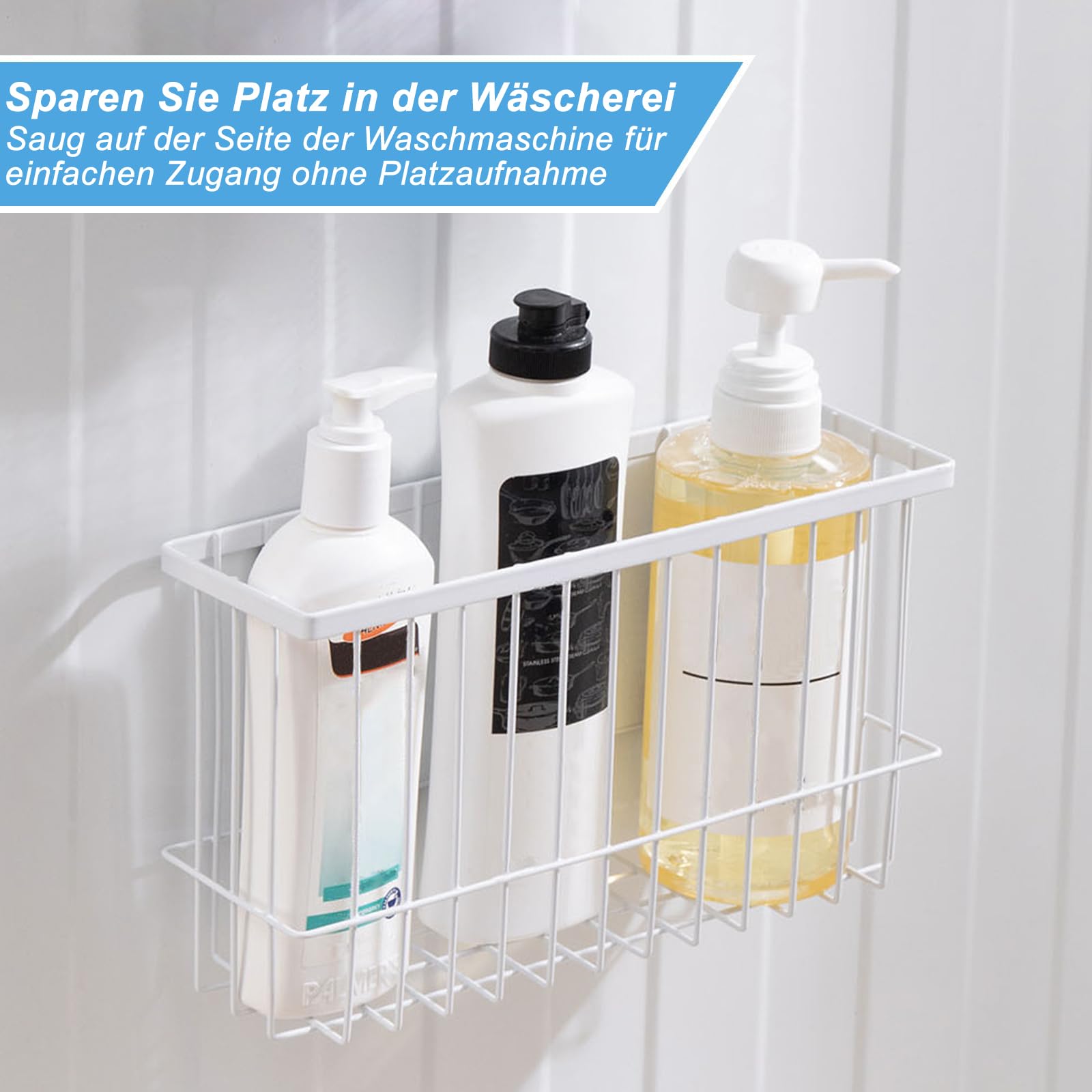 YEXEXINM Magnetisches Regal Ball Aufbewahrung, Magnetisch Waschmaschinen Organizer für Kühlschrank Küche Trockner, Trocknerballhalter Organisation Leicht zu Tragen und Verschleißbeständig