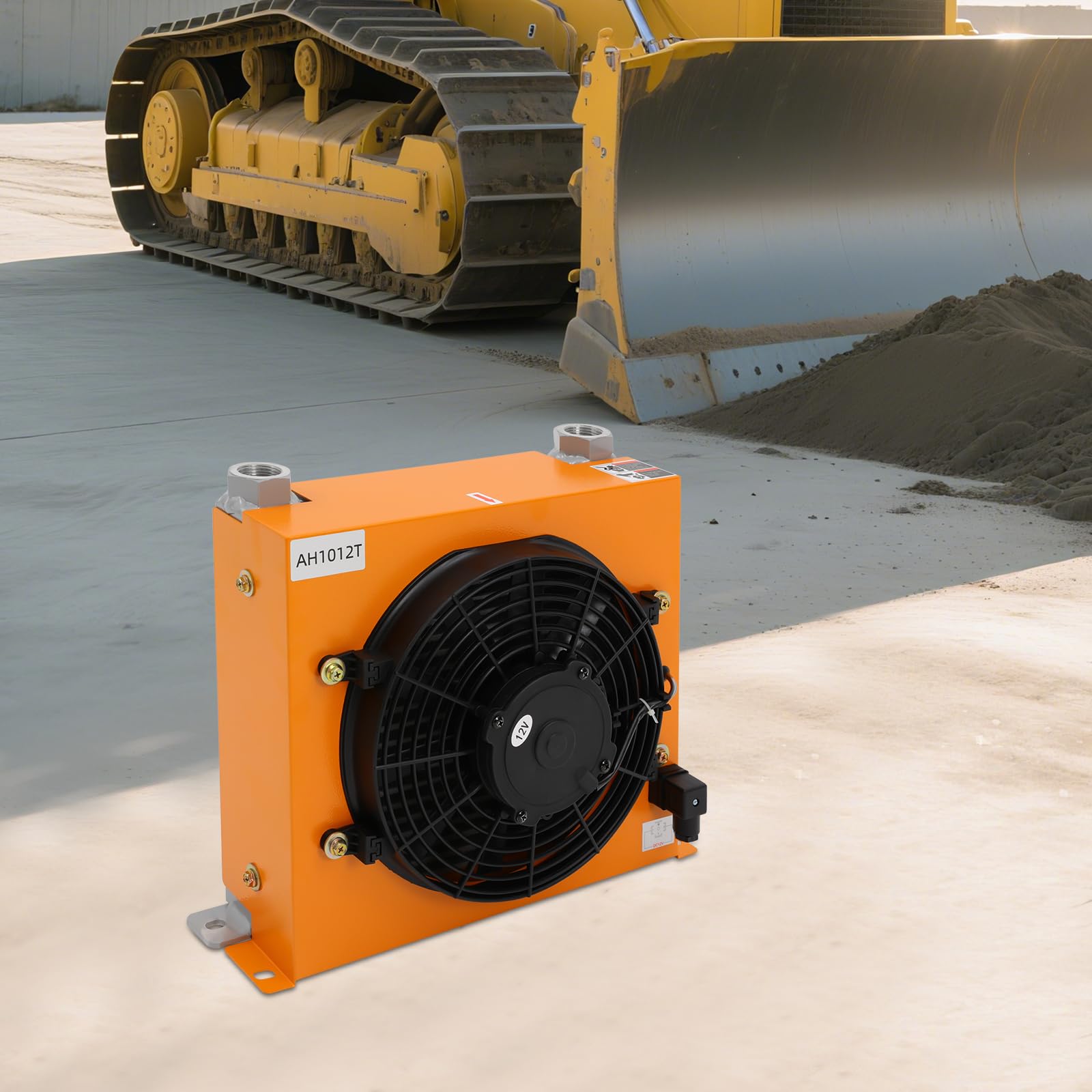 Radiatore ad aria idraulico, 120 W, capacità di raffreddamento 6000 kcal/h, flusso fluido 100L/min, raffreddato ad aria per macchine agricole, escavatori