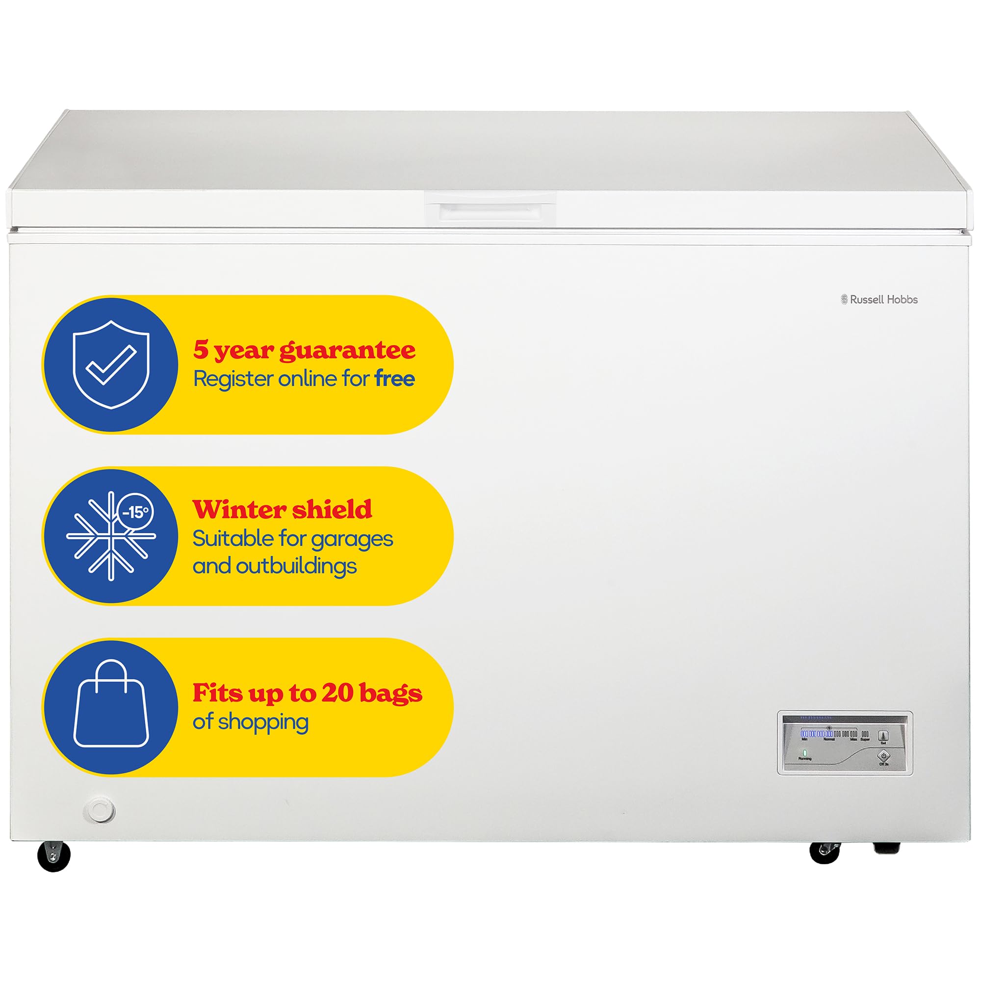 Rさま　専用ページ‼️ Russell Hobbs Free Standing Chest Freezer, 300 Litres, Low Noise