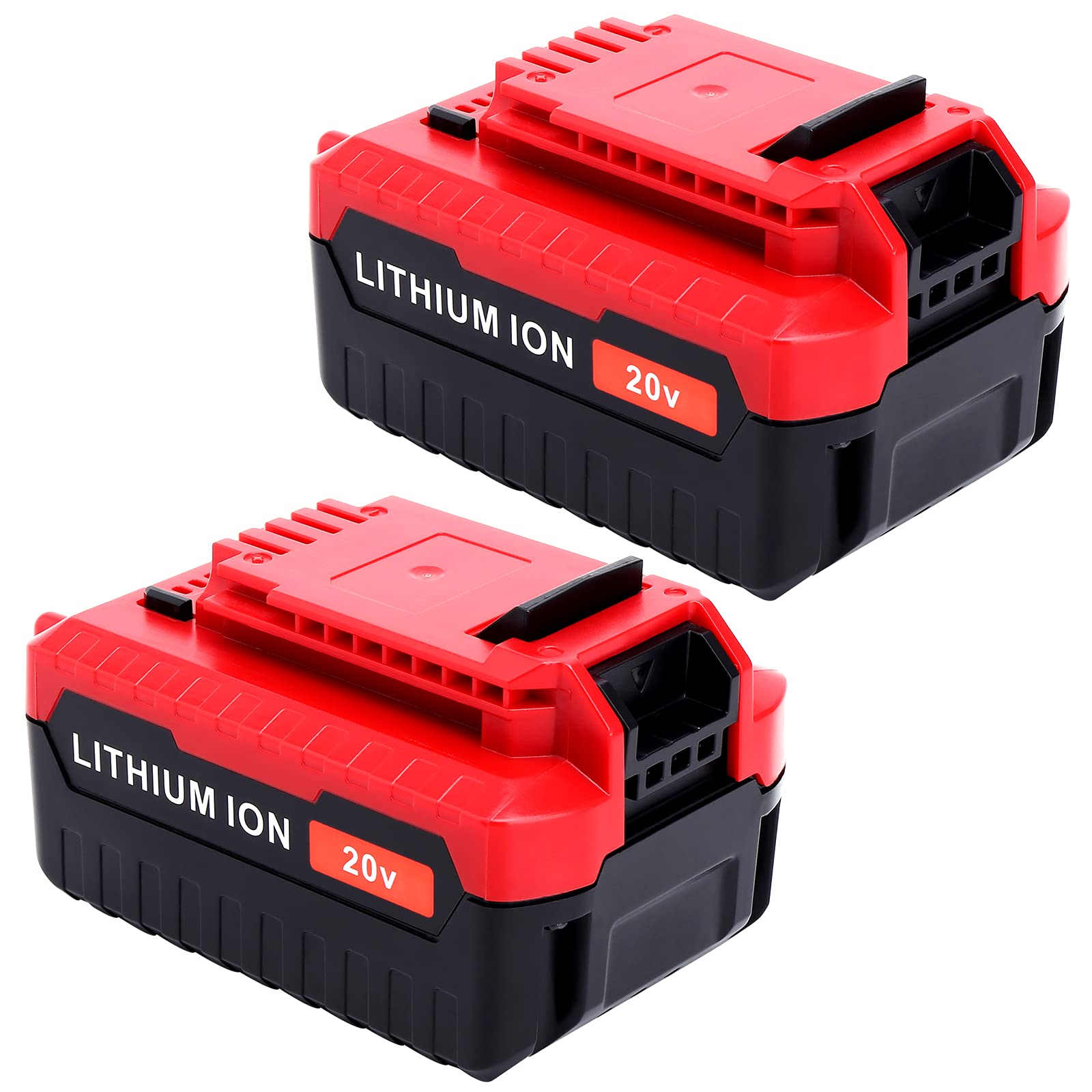 ELEFLY2 Pack 20V Max 6.0Ah PCC685L Compatible with Porter Cable 20V Lithium Battery PCC685LP PCC680L PCC681L PCC682L, Compatible with Porter Cable 20V Tools