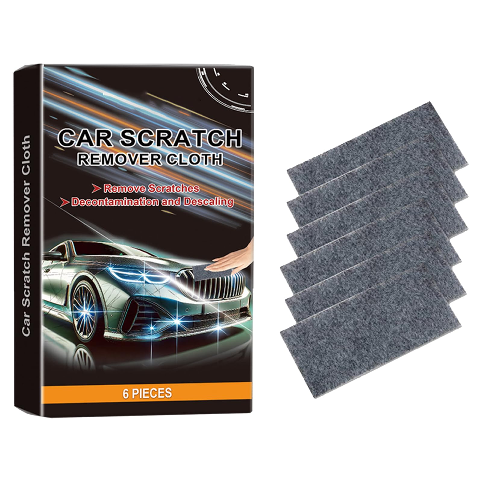 WEILWH AntiScratch Cloth for Car Metal Surfaces Polishing Cloth Car Surfaces Scratch Repair Remover Scratch Repair