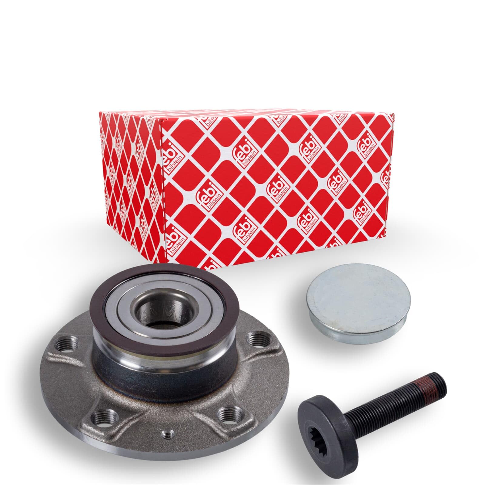 febi bilstein 40659 Radlagersatz mit Radnabe und Anbaumaterial, 1 Stück