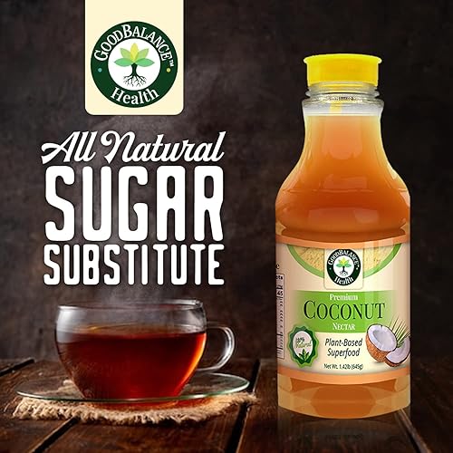 Miniatura 2 de Good Balance Health - Néctar de coco | Edulcorante líquido natural | Edulcorante de bajo índice glucémico | Todo natural y orgánico | Sustituto del