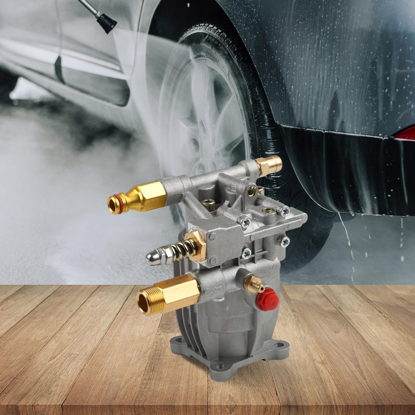 Pompa di ricambio per idropulitrice orizzontale 3/4 di pollice albero 2400-2750 PSI 2.2-2.4 GPM Carter senza olio Installazione rapida per Karcher per generatori Honda