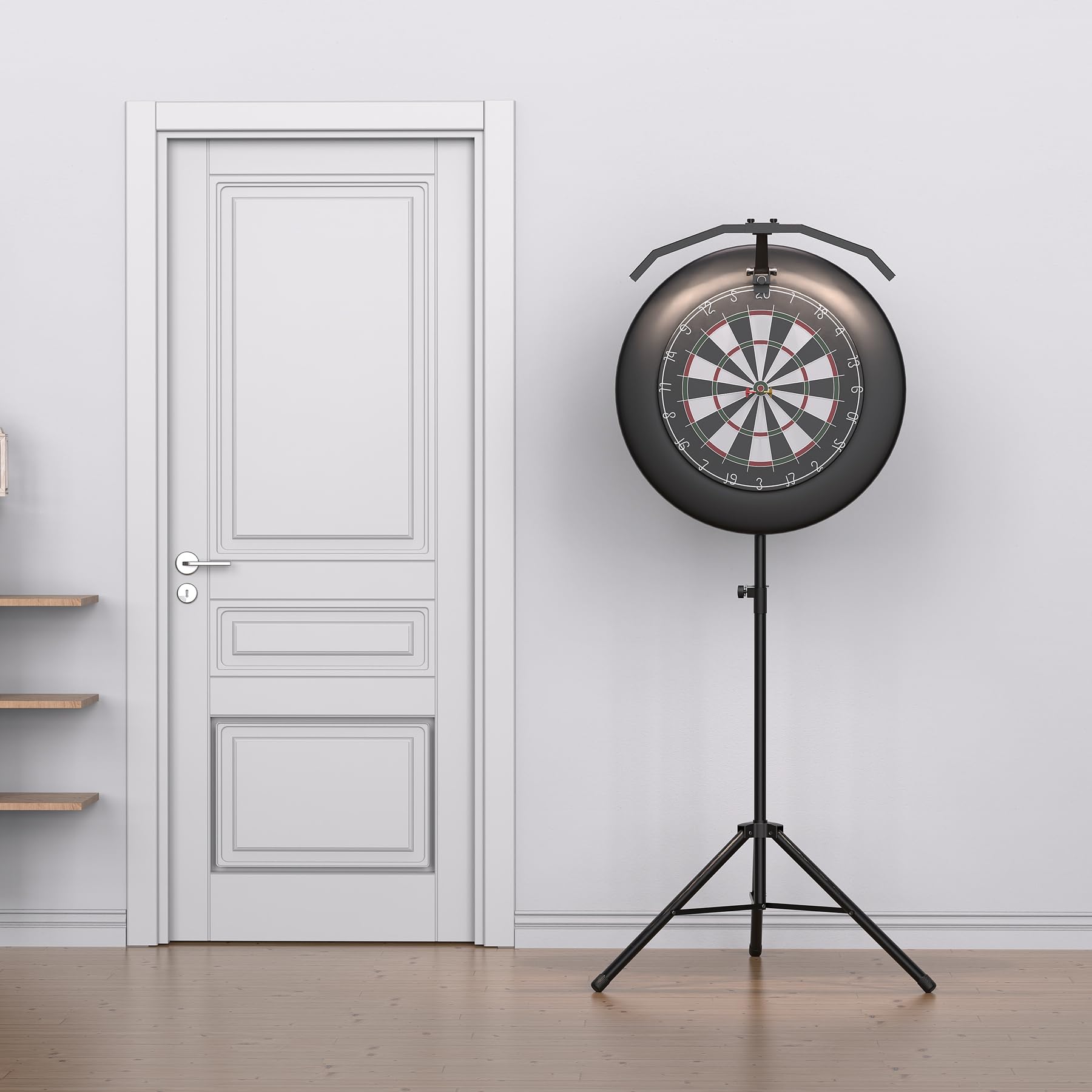 SOLLA Support Trépied Portable pour Cible de Fléchettes - Convient pour Cibles en Sisal et Électroniques (Cible Non Incluse)