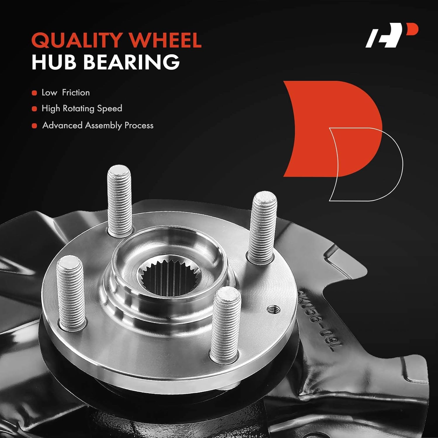 A-Premium Front Left Steering Knuckle & Wheel Bearing Hub Assembly Compatible with Hyundai Accent 2006-2011 & Kia Rio Rio5 2006-2009, Driver Side