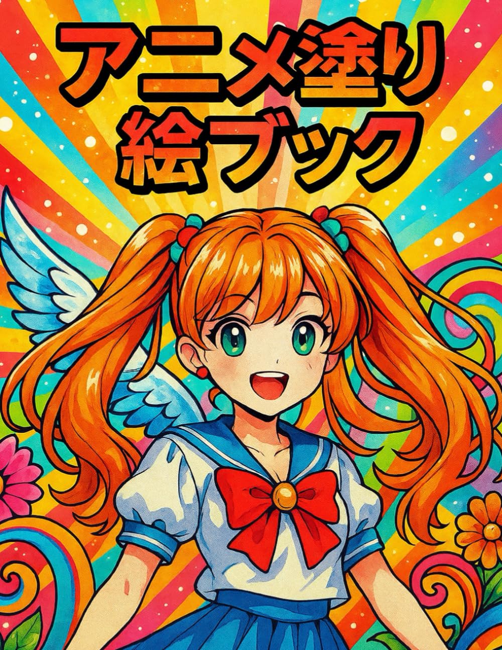 アニメ塗り絵ブック: 毎日に癒しのひとときを