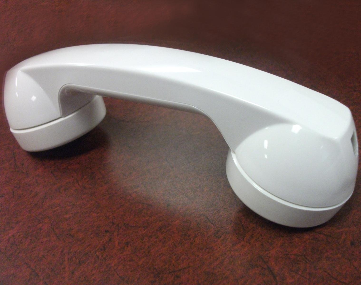 Combiné Itt Cortelco 006515-VM2-PAK repl blanc pour téléphone fixe - 2