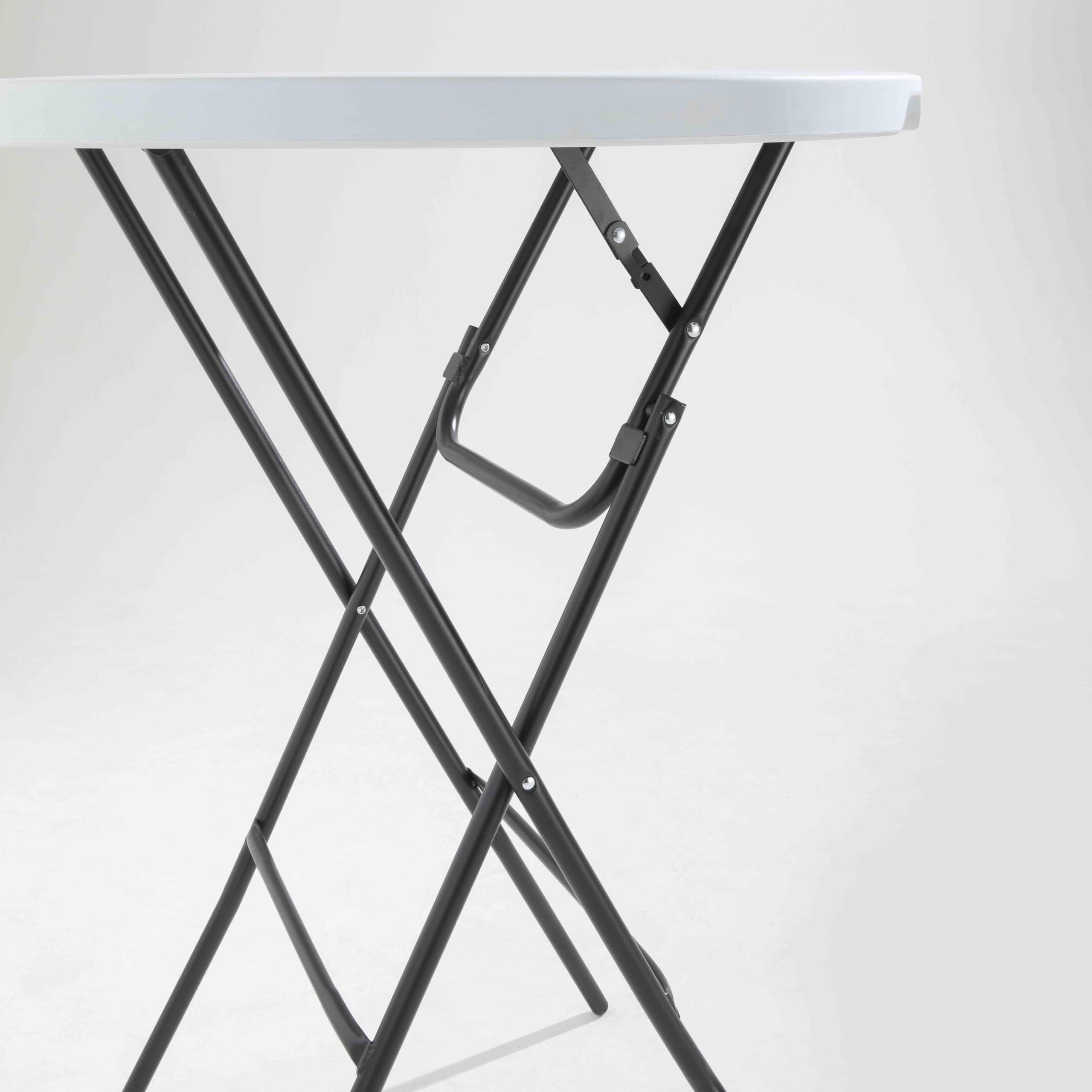 Table Mange-Debout Pliante Blanche