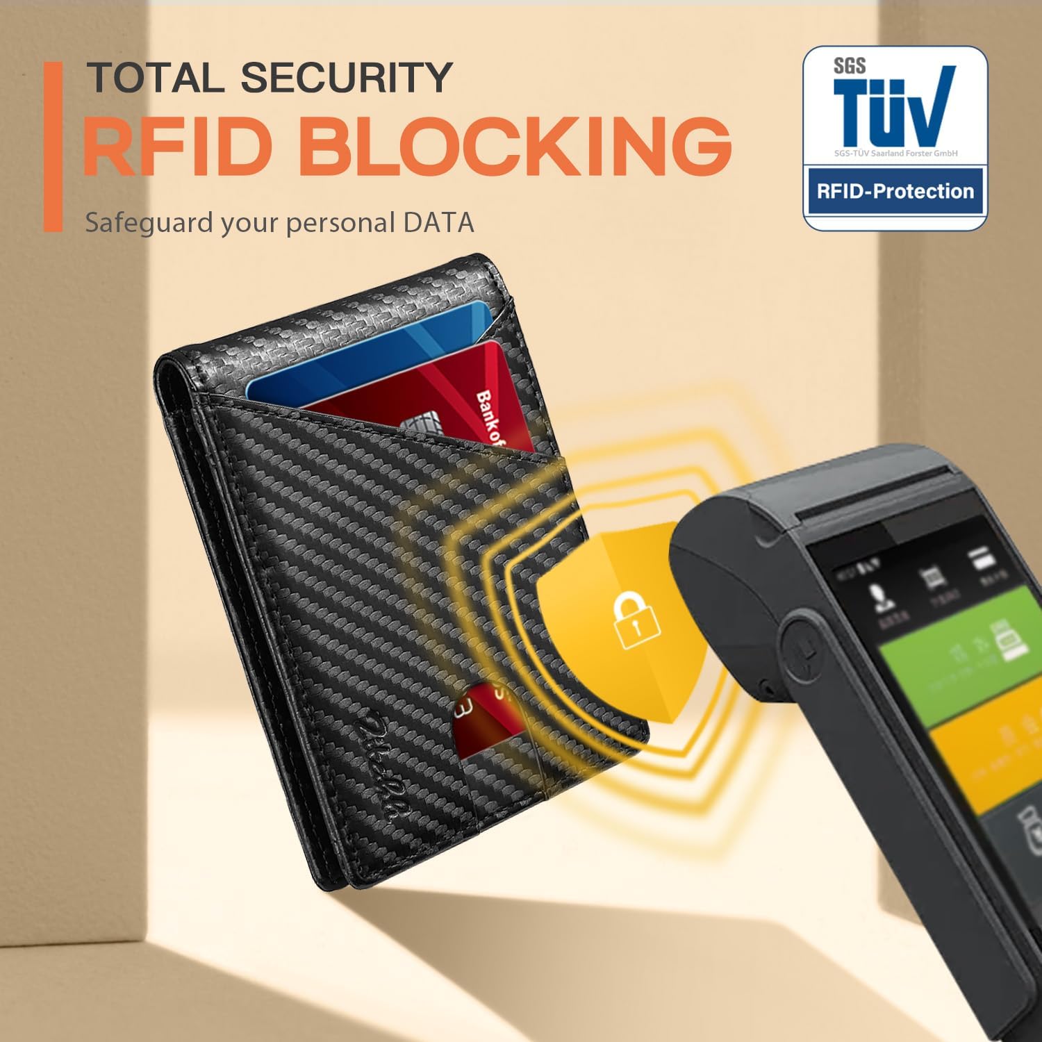 Zitahli Wallet for Men Slim 11 Credit Card Holder RFID Blocking Small Men's Wallet Bifold Minimalist Front Pocket With Mens Gifts Box | Slim, RFID Blocking, Premium, Front Pocket, Gift Box, Leather Card Holder - Image 3