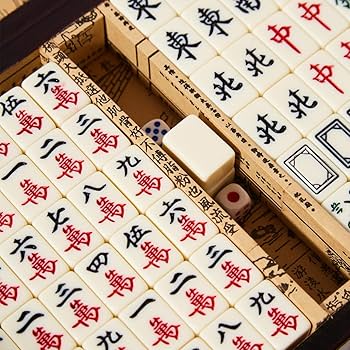 Jetainemini Chinese Majong Set 144pcs Mahjong Tile Gathering Table Games | KUWAIT