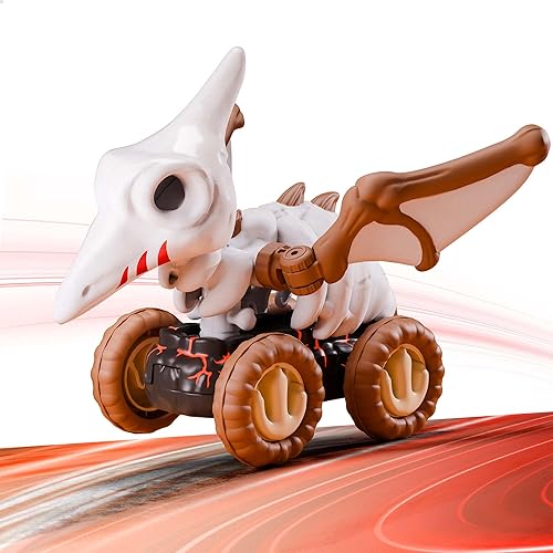 iPlay, iLearn Juguete de camión monstruo de dinosaurio para niños de 2 a 4 años, auto de dinosaurio para niños de 1 a 3 años, vehículo grande de