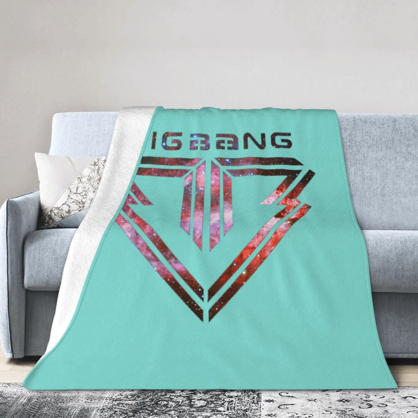 Amazon｜Bigbang Logo (1) 家庭用 ユニーク フランネル 掛け毛布