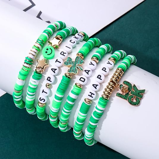 Rainbow Heishi Bracelets: Stackable Summer Beach Jewelry