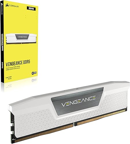 Miniatura 7 de CORSAIR VENGEANCE DDR5 RAM 32 GB (2 x 16 GB) 5600 MHz CL40 Intel XMP iCUE Memoria de computadora compatible - Blanco (CMK32GX5M2B5600C40W)