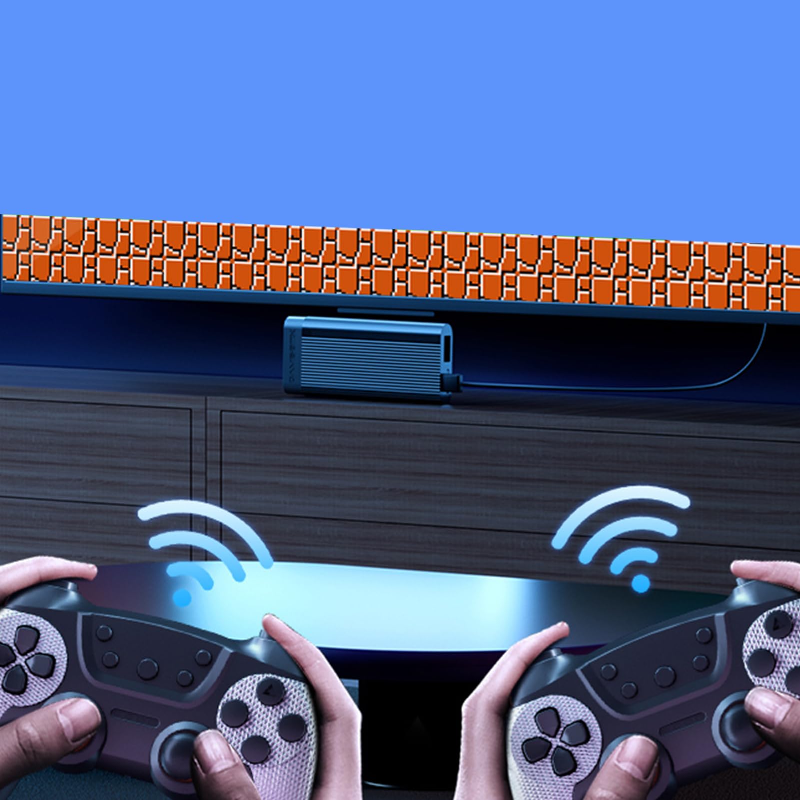 Emulatore di Gioco | Console di Gioco retrò Portatile Giochi incorporati - Console per Videogiochi 32G/64G/128G con 2 Controller Wireless, Uscita ad Alta Definizione, Regalo per Bambini