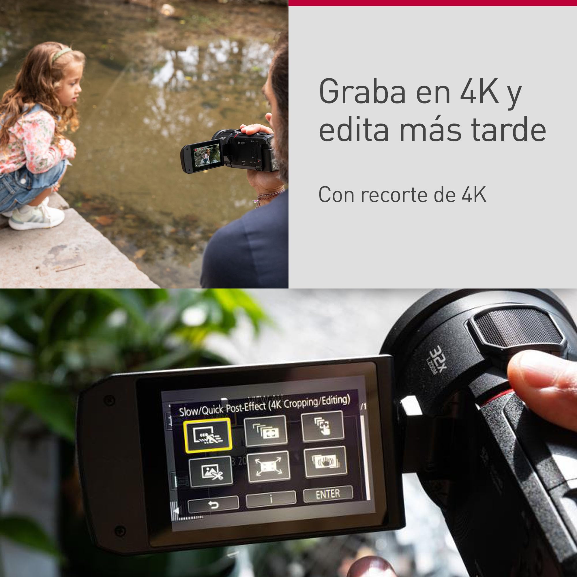 PANASONIC Camescope 4K HC-VX3