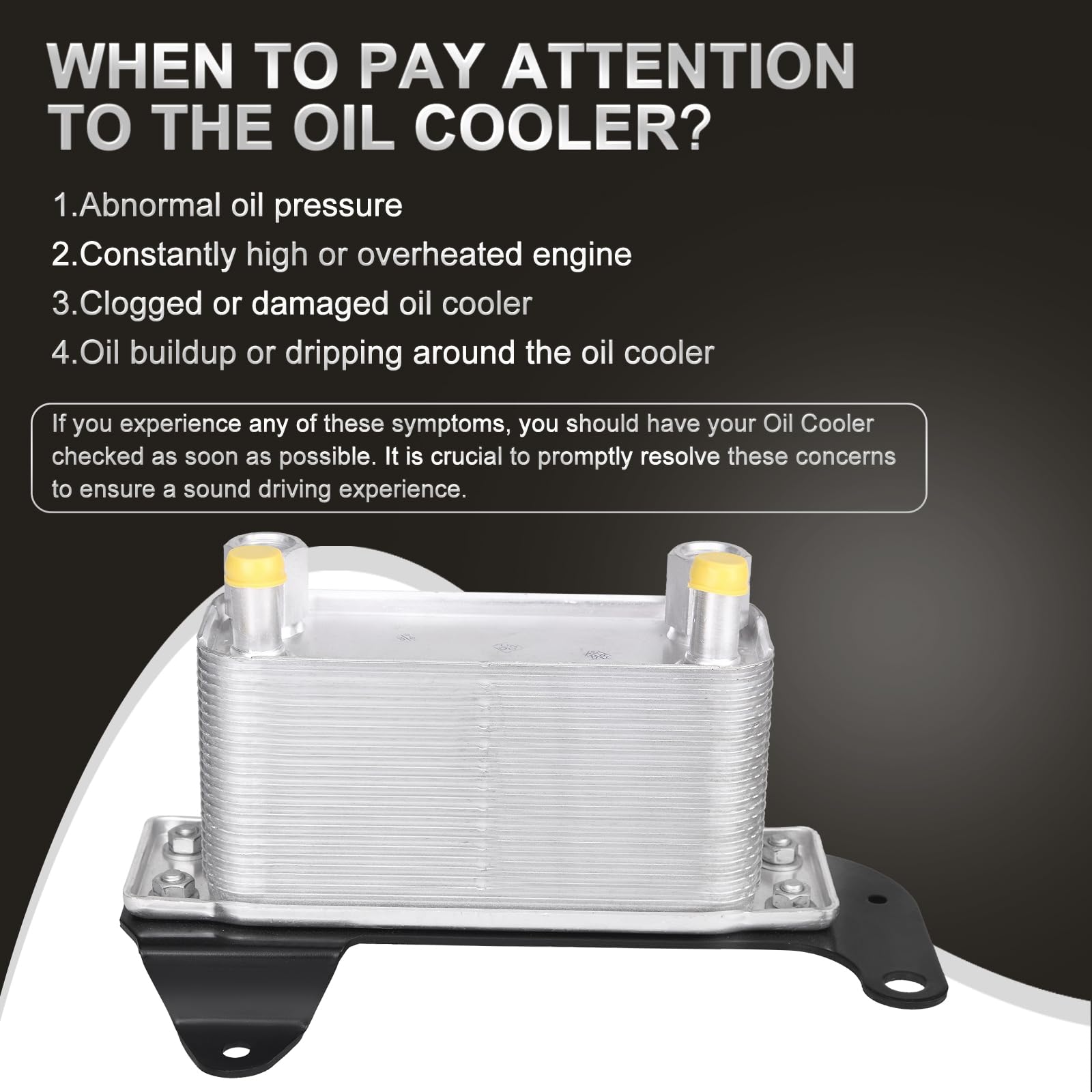 Transmission Oil Cooler For 2009-2003 Dodge Ram 2500 3500 68004317AA 68253200AA - View #5