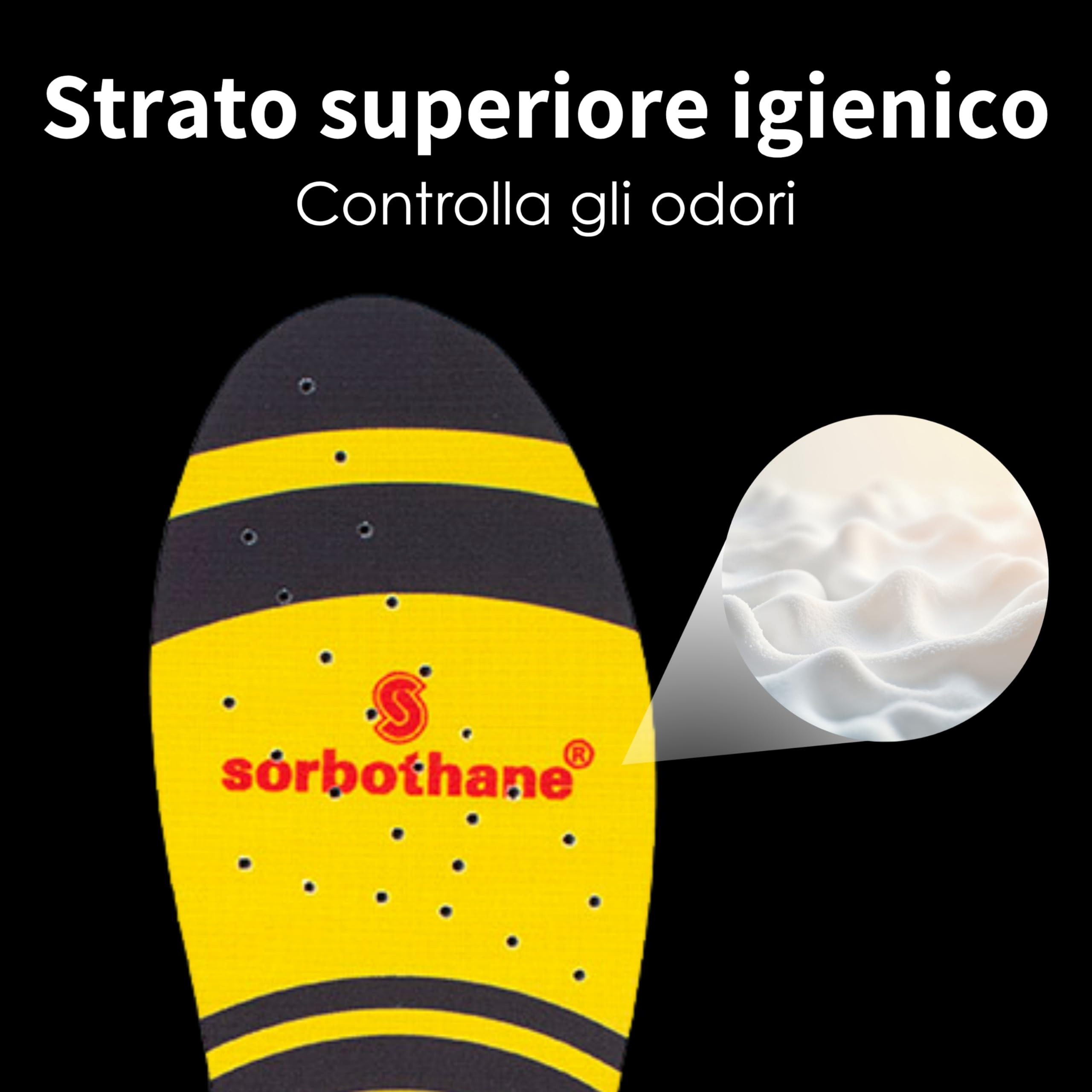 Sorbothane Double Strike Insoles, 11-12.5 UK (46-48 EU)