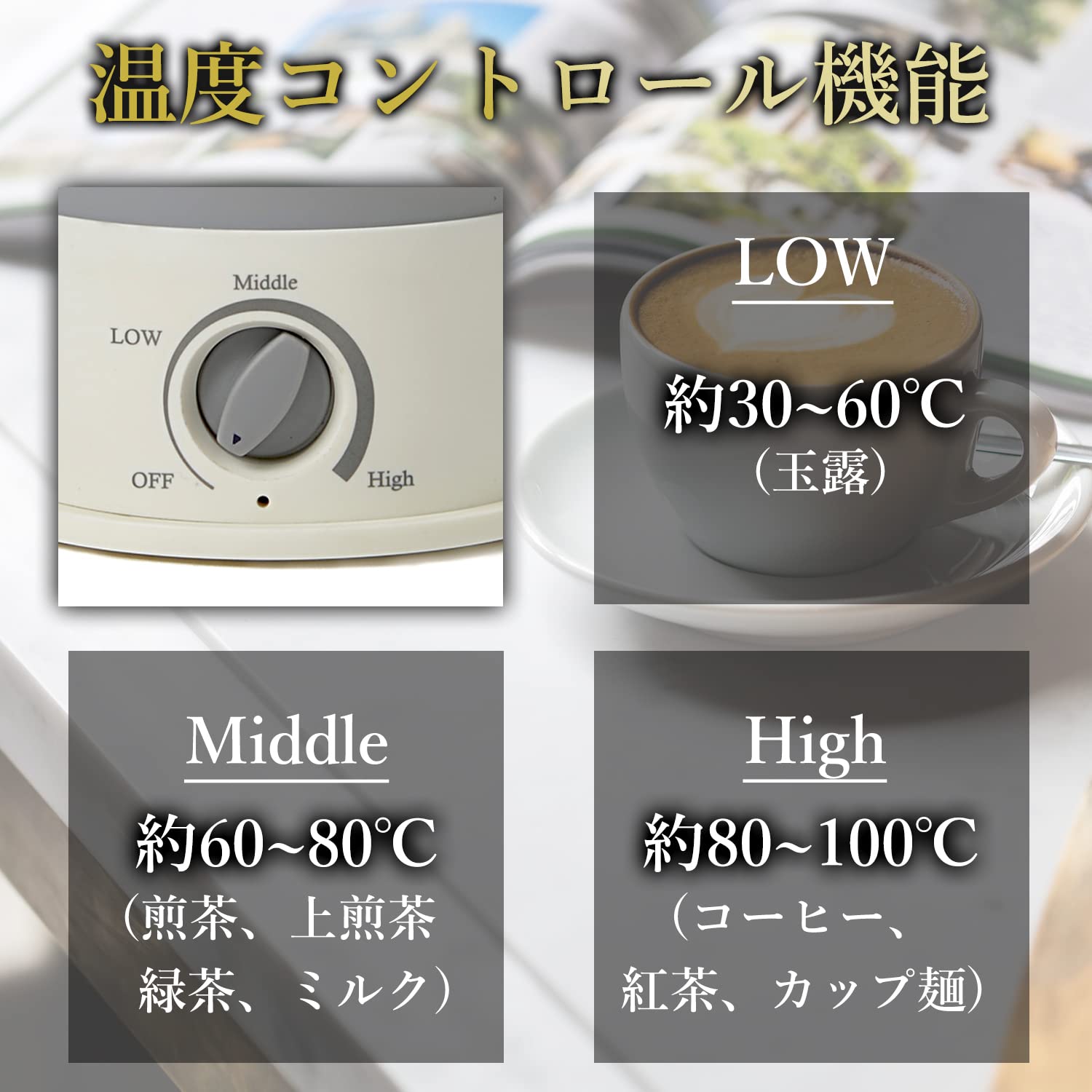 Amazon | 東京Deco 折りたためるトラベルケトル ホワイト 600ml
