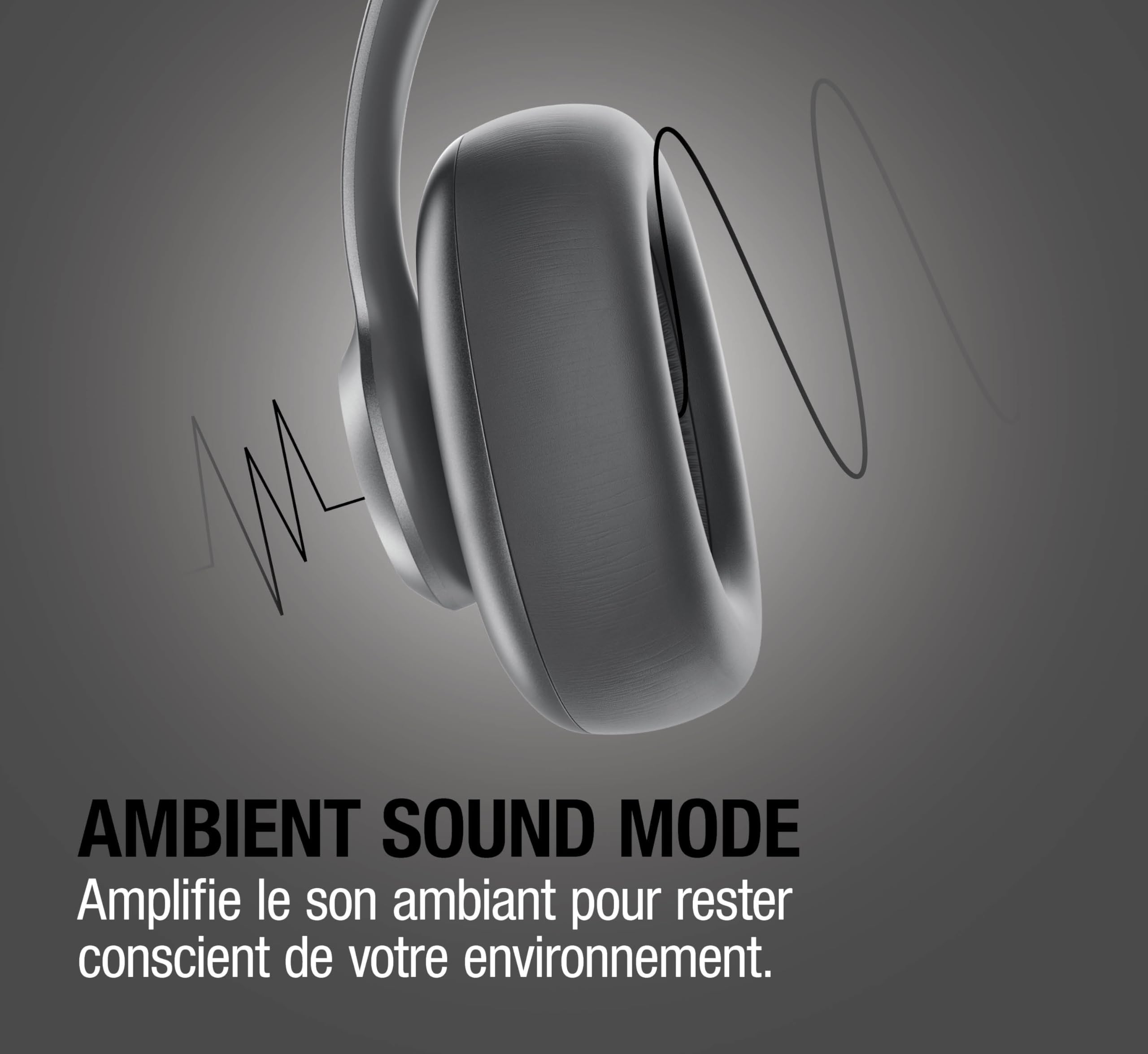 Fresh 'n Rebel Clam Ace 2, Casque ANC sans Fil, Réduction de Bruit Active Hybride Adaptative, Mode Son Ambiant, Bluetooth Multipoint, Pliable, Charge Rapide, 60 h ANC/100 h d’Autonomie (Storm Grey) - 3