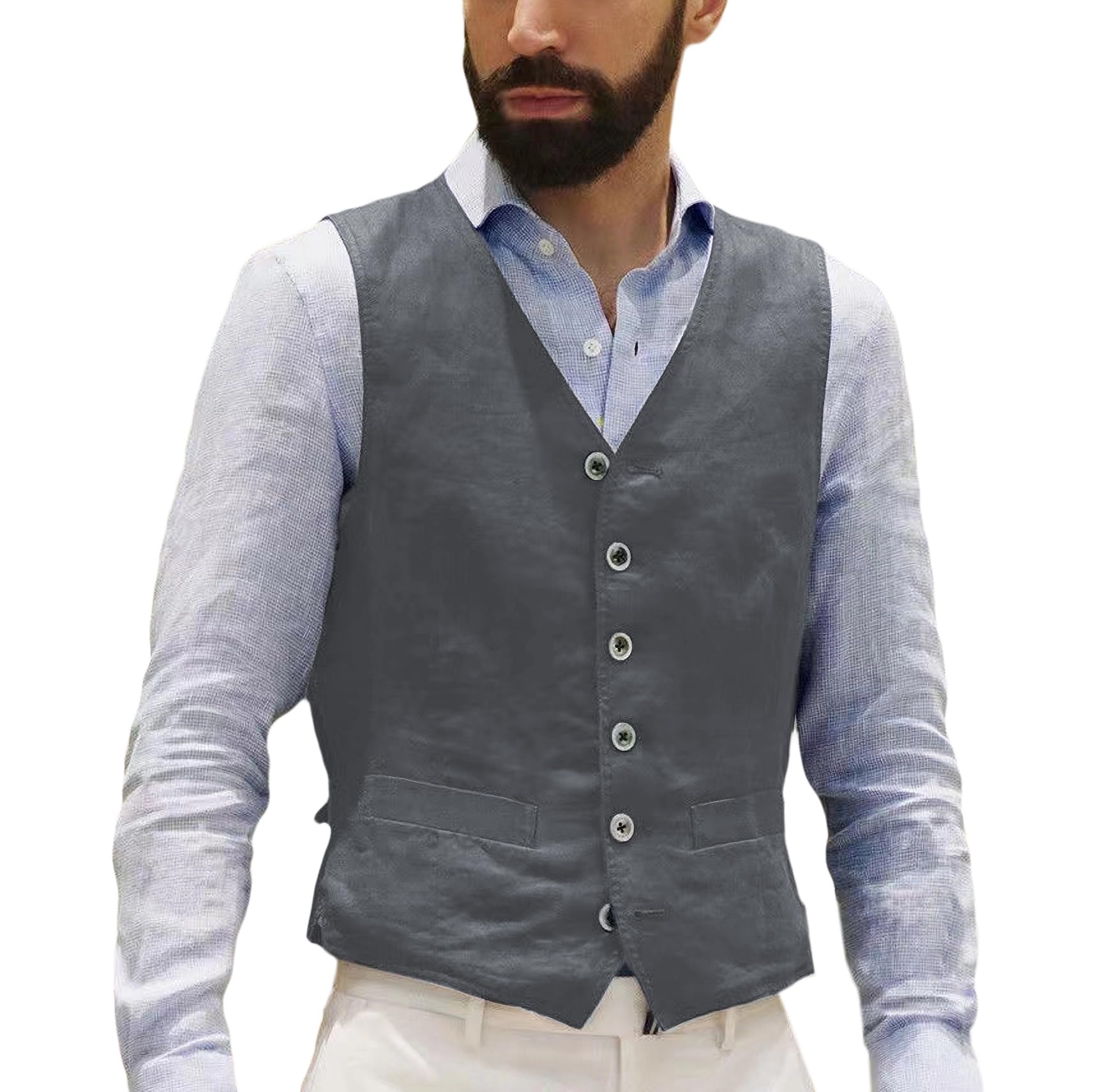 Veste Rétro Années 60 Musique Gilet Hippie Homme à Franges - Style Bohème Rétro Années 60 Veste Franges Bohème Homme Années 60 Festival